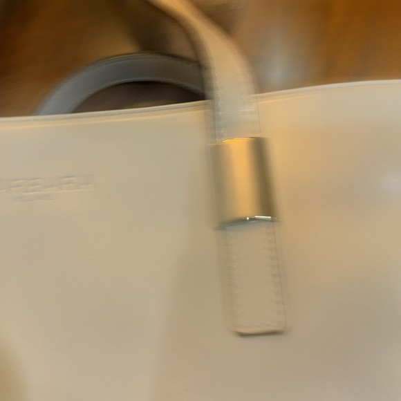 Barbara Milano Cream LeatherHandbag - Picture 8 of 8